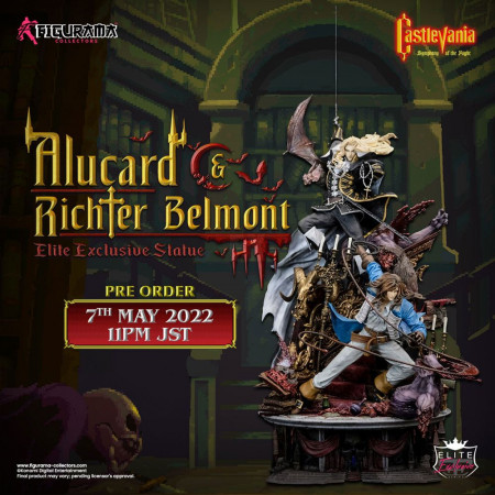 Castlevania: Symphony of the Night Elite Exclusive socha 1/6 Alucard & Richter Belmont 91 cm